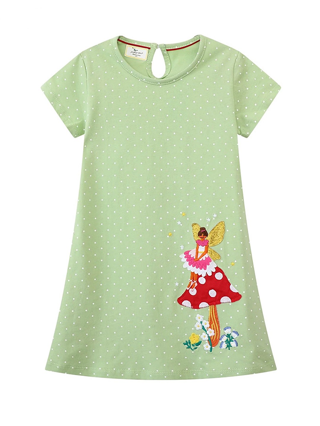 

LULU & SKY Girls Printed Nightdress, Green