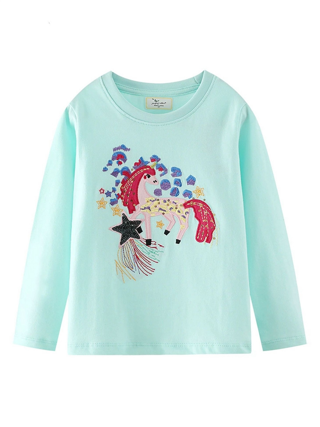 

LULU & SKY Girls Printed T-shirt, Green