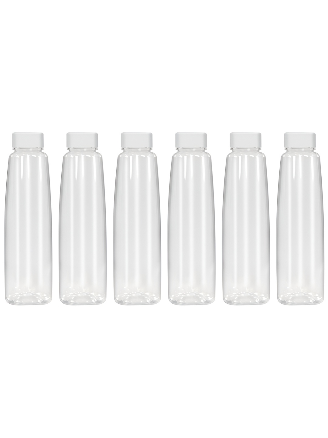 

Pearlpet Kohinoor Transparent 6 Pieces BPA-Free Water Bottles 1L Each