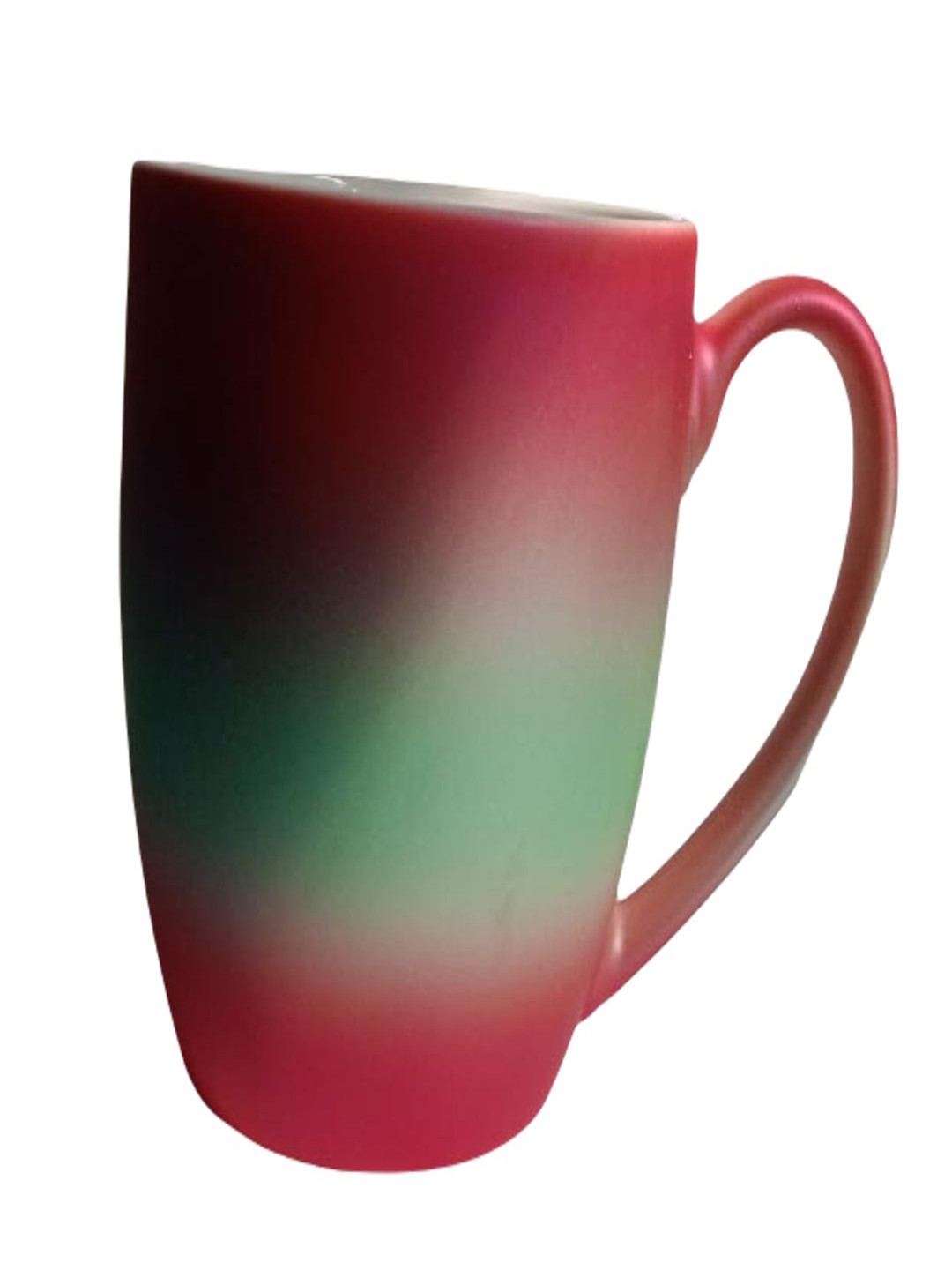 

Shreedah Red & Green Easy to Clean Ceramic Matte Mugs
