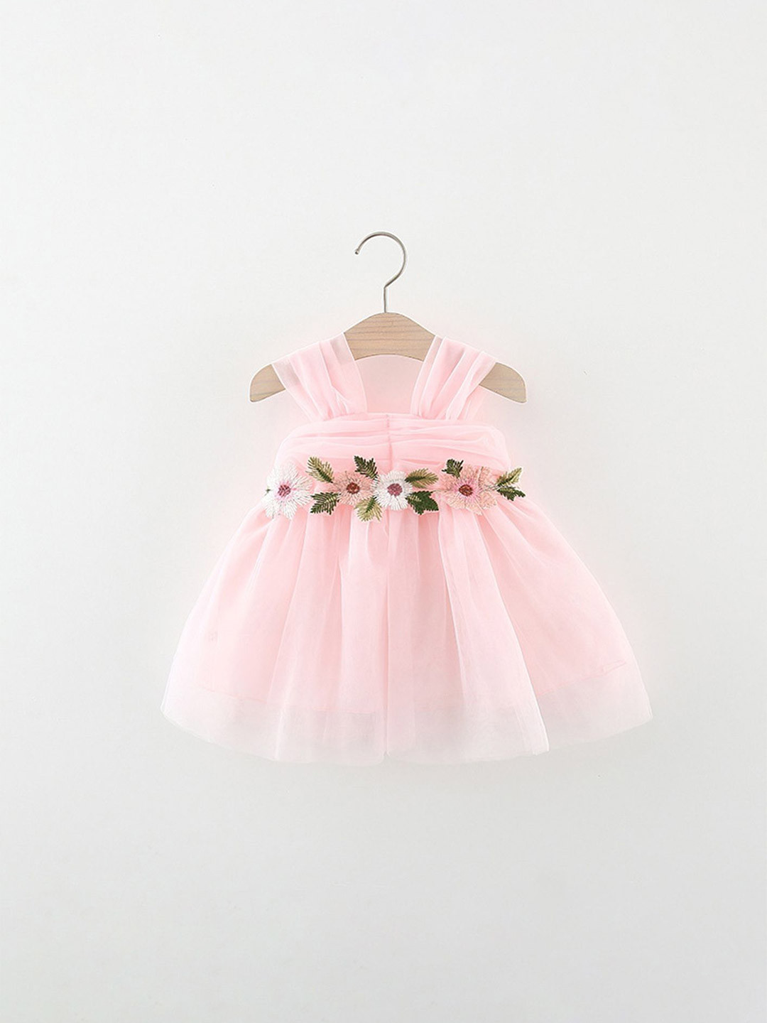 

LULU & SKY Girls Fit & Flare Dress, Pink