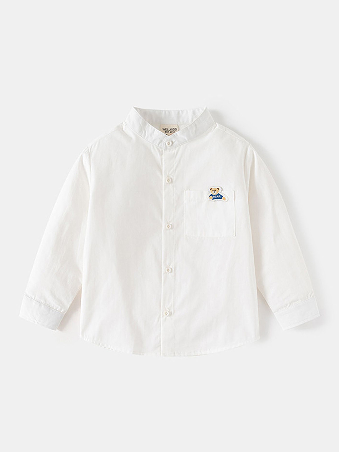 

LULU & SKY Boys Opaque Casual Shirt, White