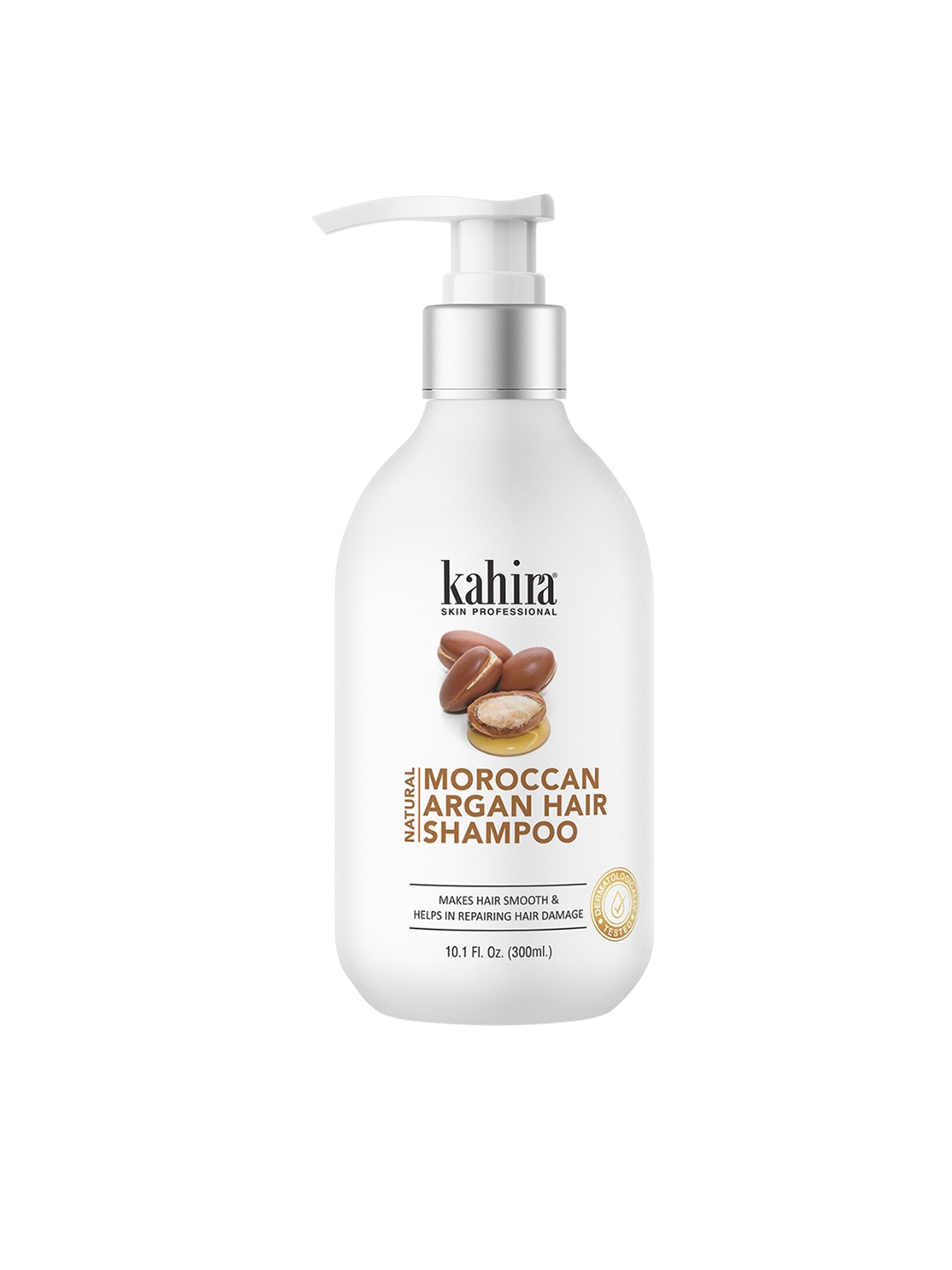 

kahira Moroccan Argan Hair Shampoo Intense Moisturization & Frizz Control - 300 ml, White