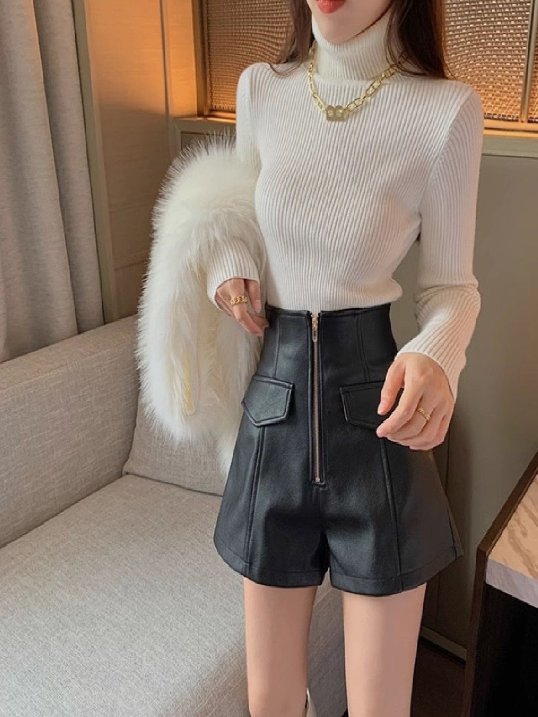 

StyleCast Women Shorts, Black