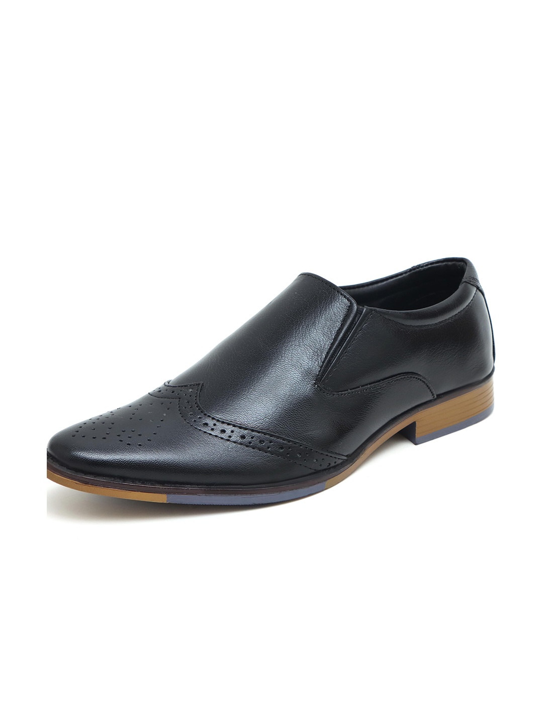 

ARAMISH Men Formal Slip On Shoes, Black
