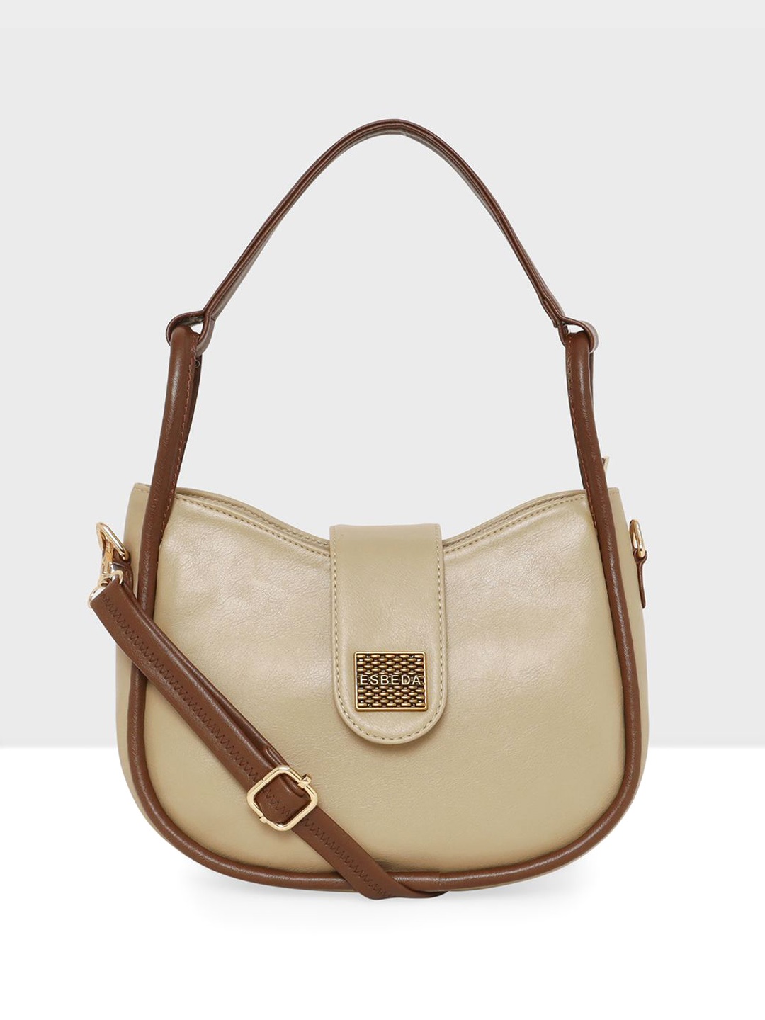 

ESBEDA PU Swagger Sling Bag, Beige