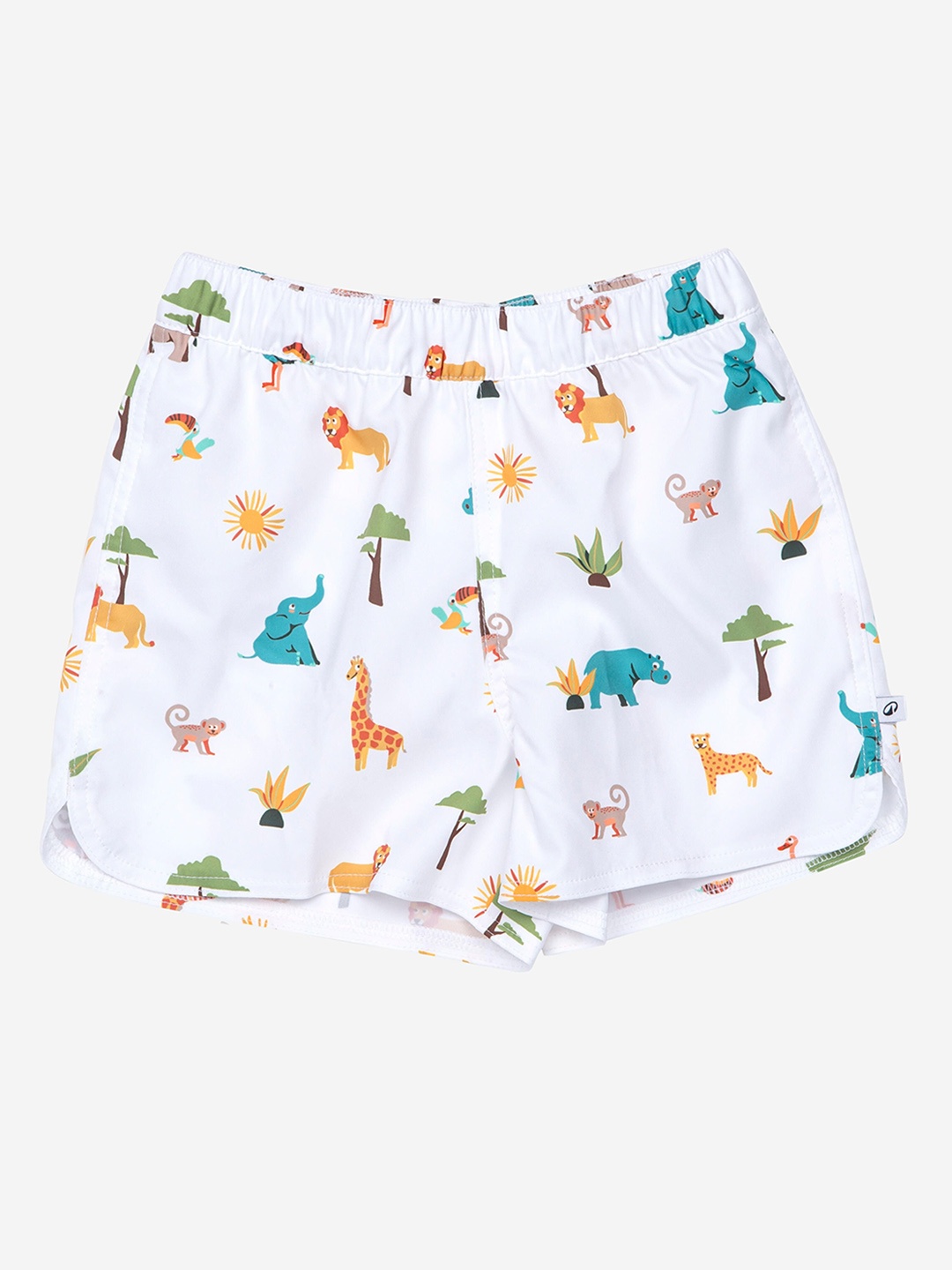 

Nabaiji By Decathlon Boys Printed Swim Shorts, White