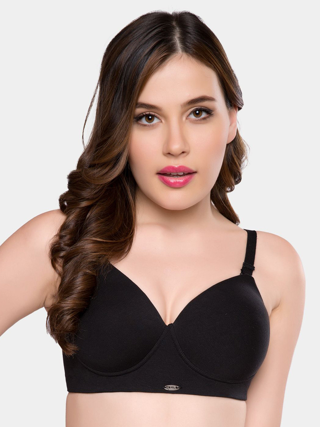 

Trylo Bra Full Coverage Lightly Padded, Black