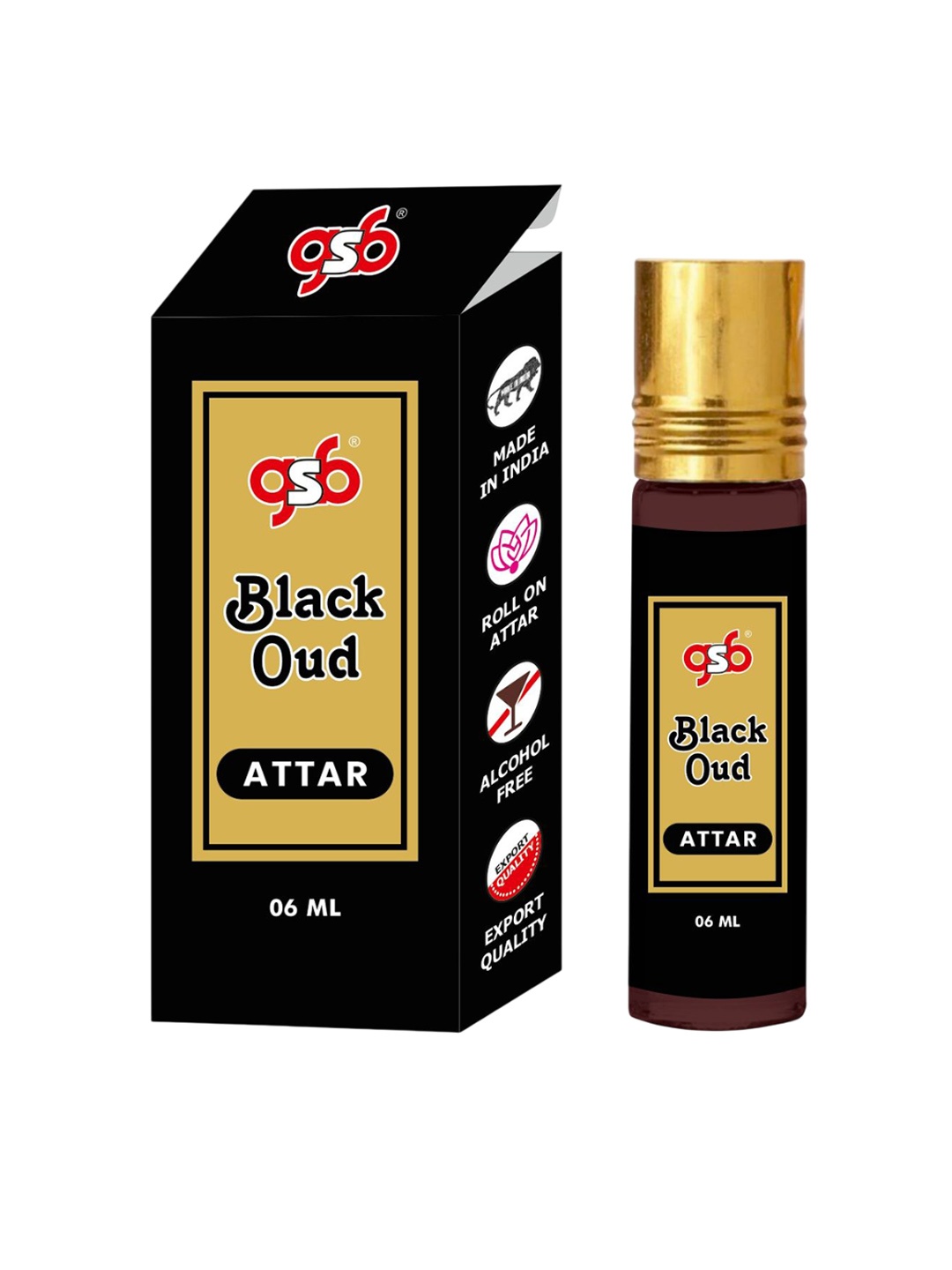 

GSB Black Oud Natural And Alcohol Free Attar - 6ml