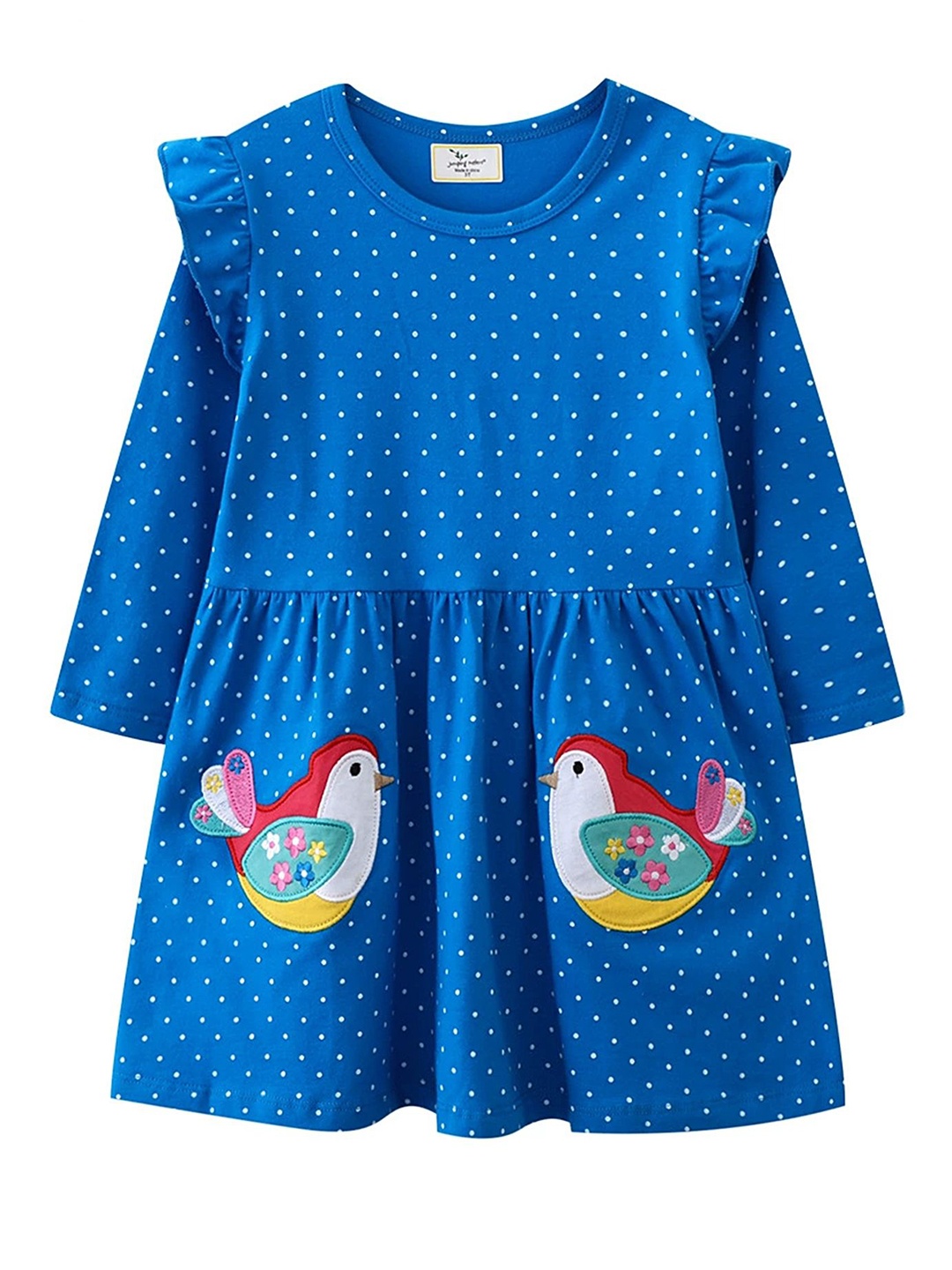 

LULU & SKY Girls Printed Nightdress, Blue