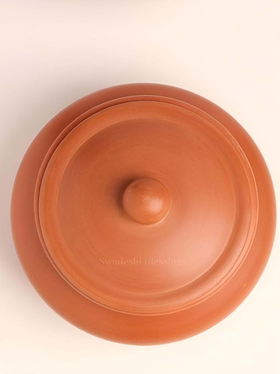 

Swadeshi Blessings Red 2024 Clay 1 Pieces Easy to Clean Serving Handi