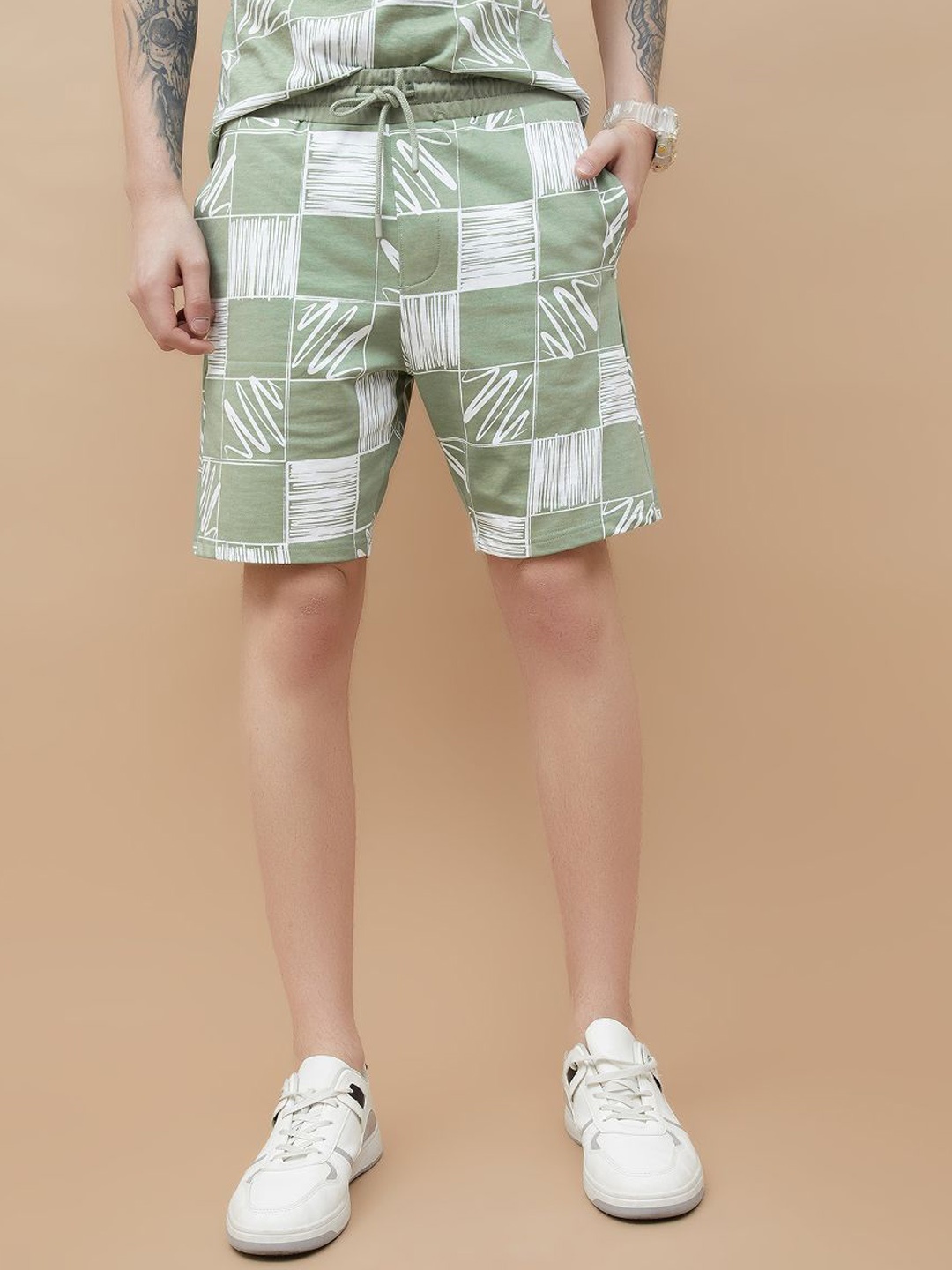 

Fame Forever by Lifestyle Men Floral Printed Shorts, Grey