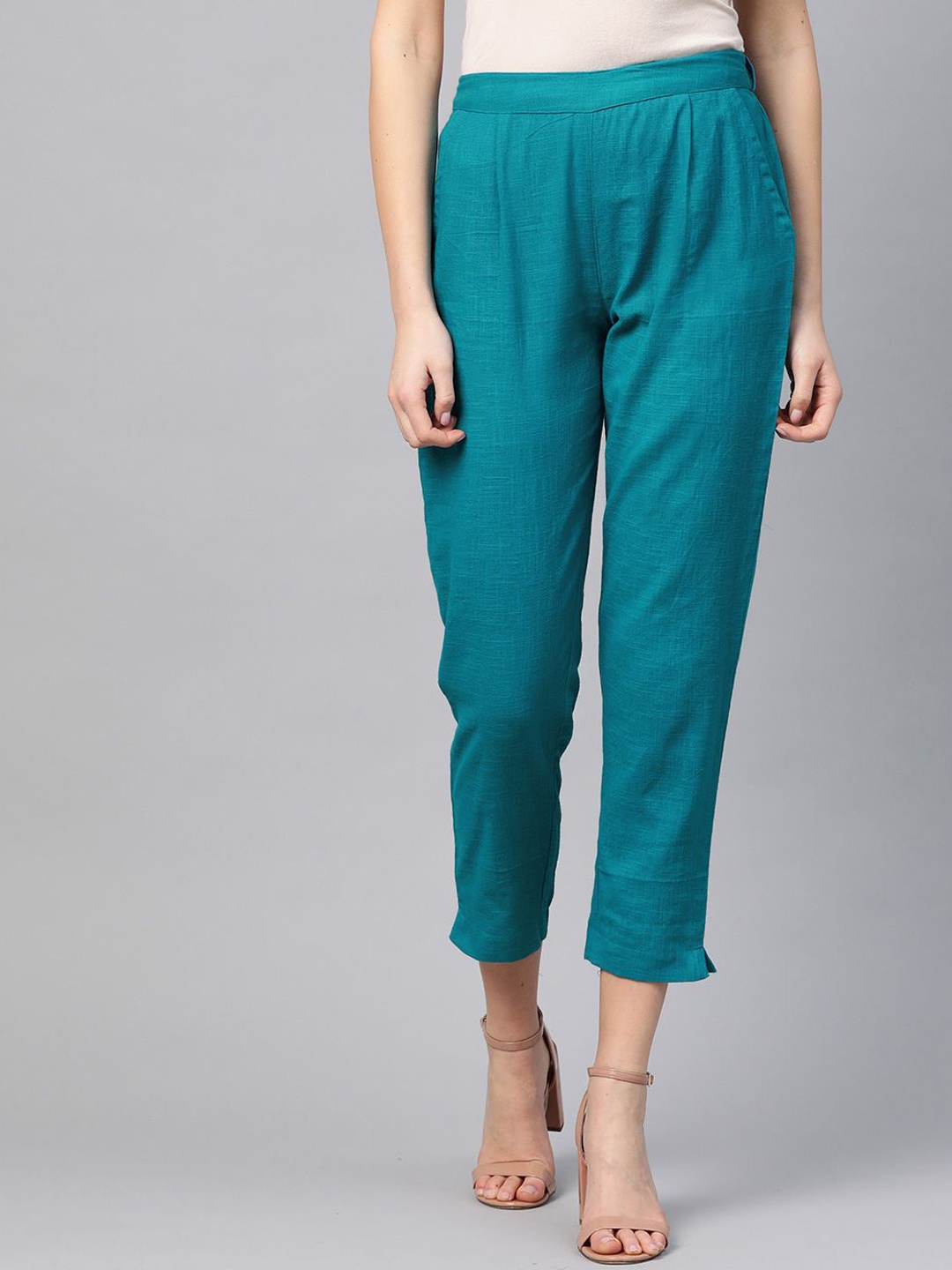 

KALINI Women Trousers, Teal