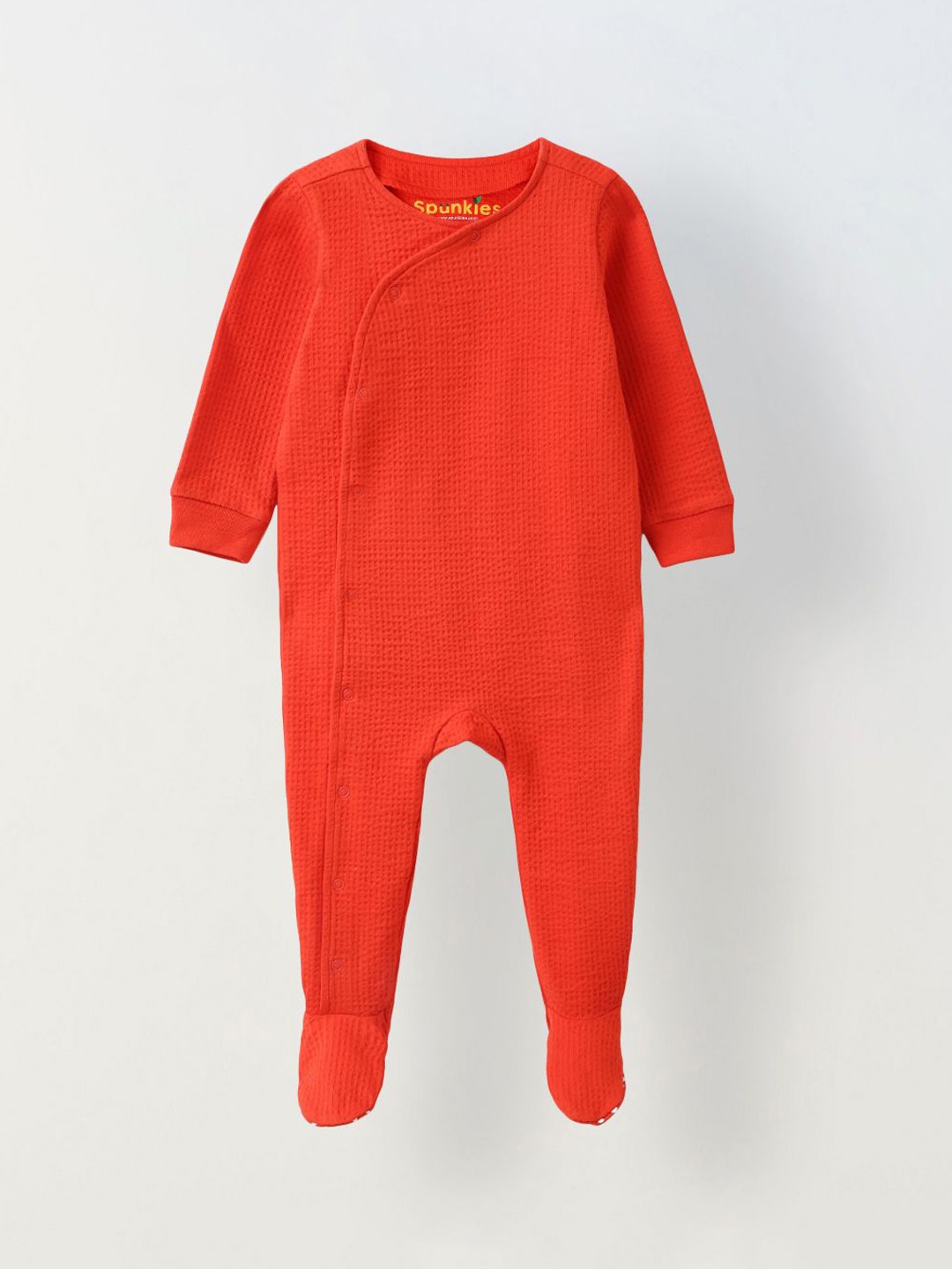 

SPUNKIES Kids Cotton Sleepsuit, Red