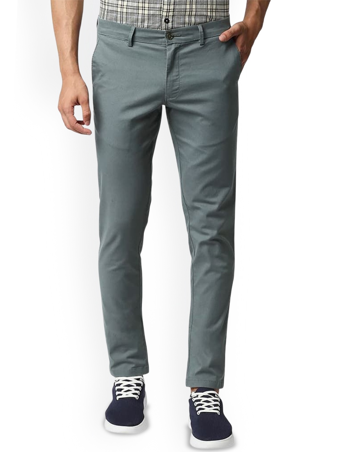 

Basics Men Comfort Trousers, Green