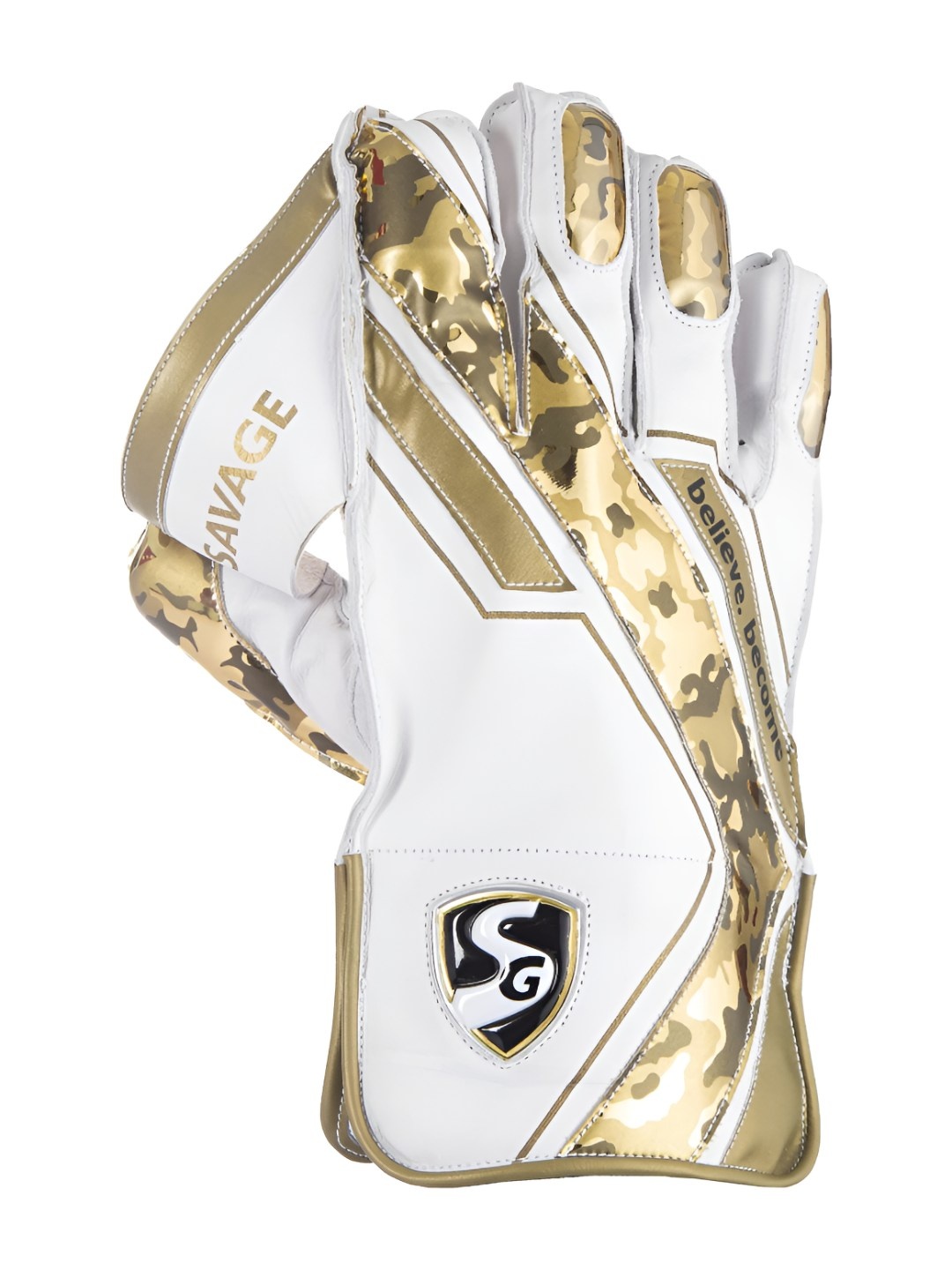 

SG Savage Cricket Wicket Keeping Gloves, White