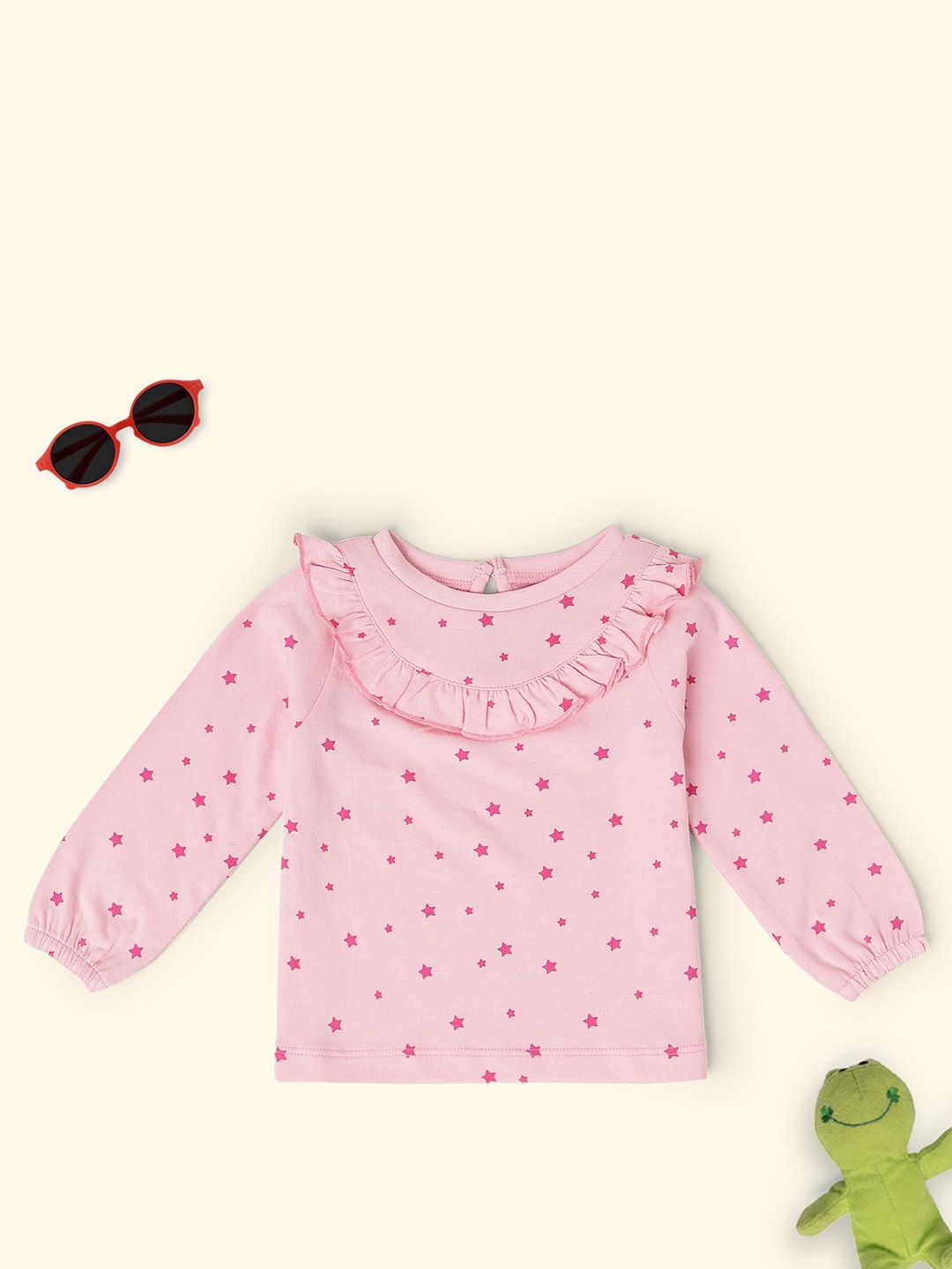 

Babies R Us Print Cotton Top, Pink