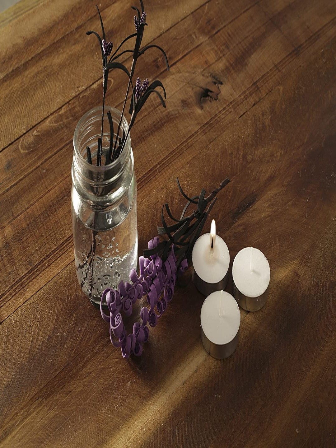 

TRUE DECOR White 100 pieces Tea Light Candle