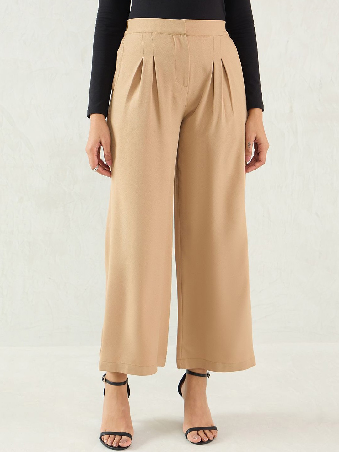 

FEMMELLA Women Tailored Trousers, Beige