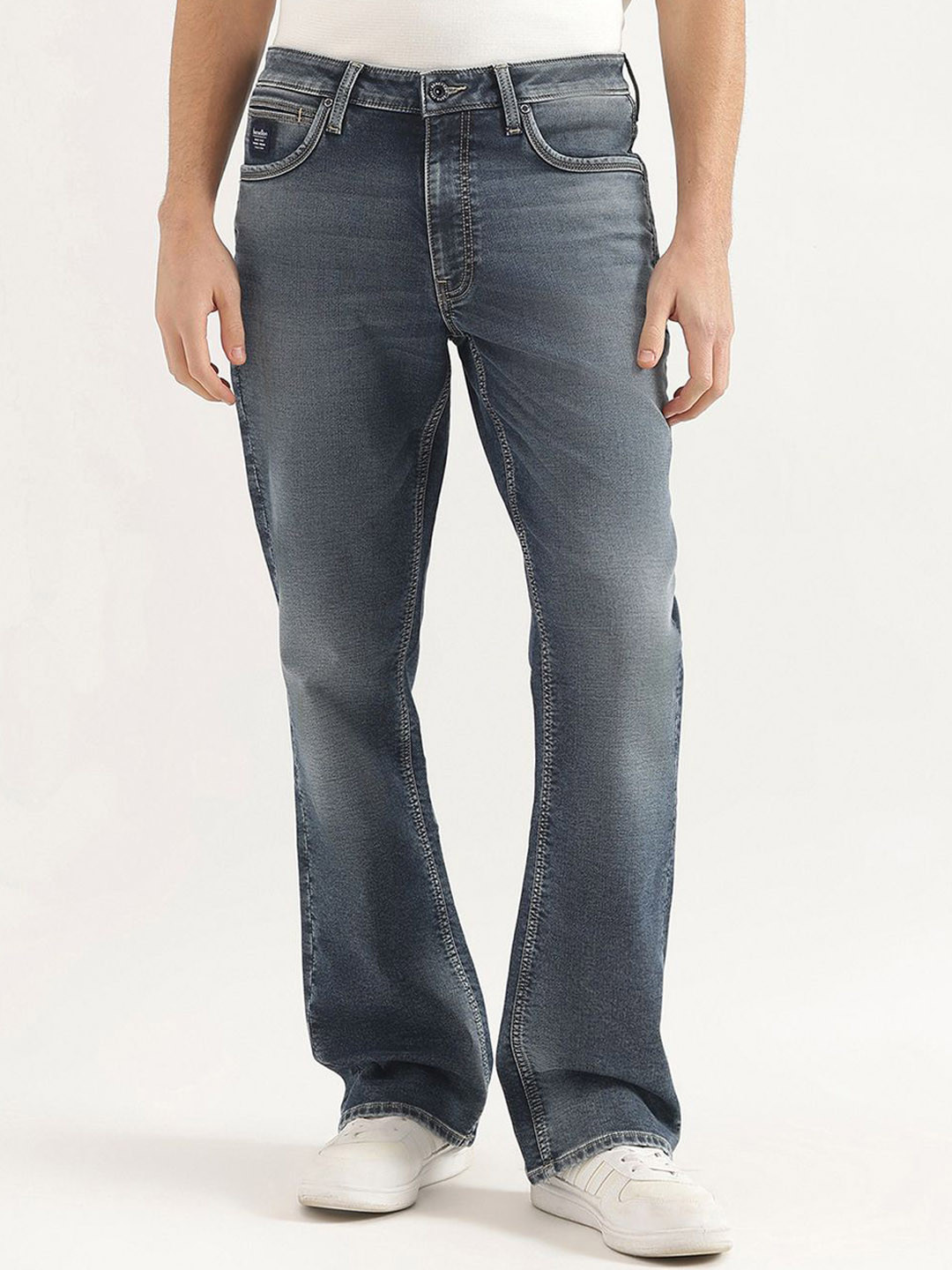 

United Colors of Benetton Men Heavy Fade Jeans, Blue