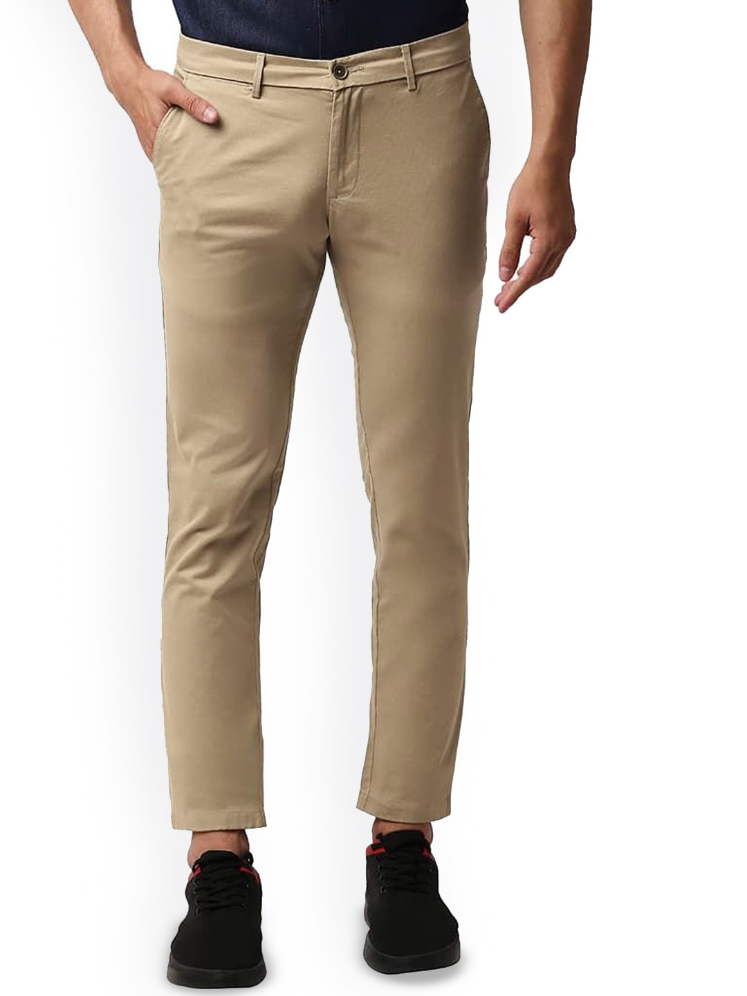 

Basics Men Comfort Trousers, Khaki