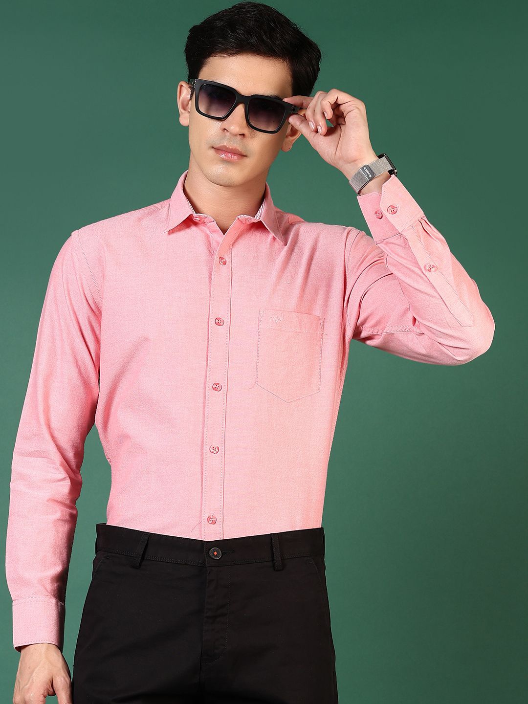 

V-Mart Men Opaque Casual Shirt, Orange