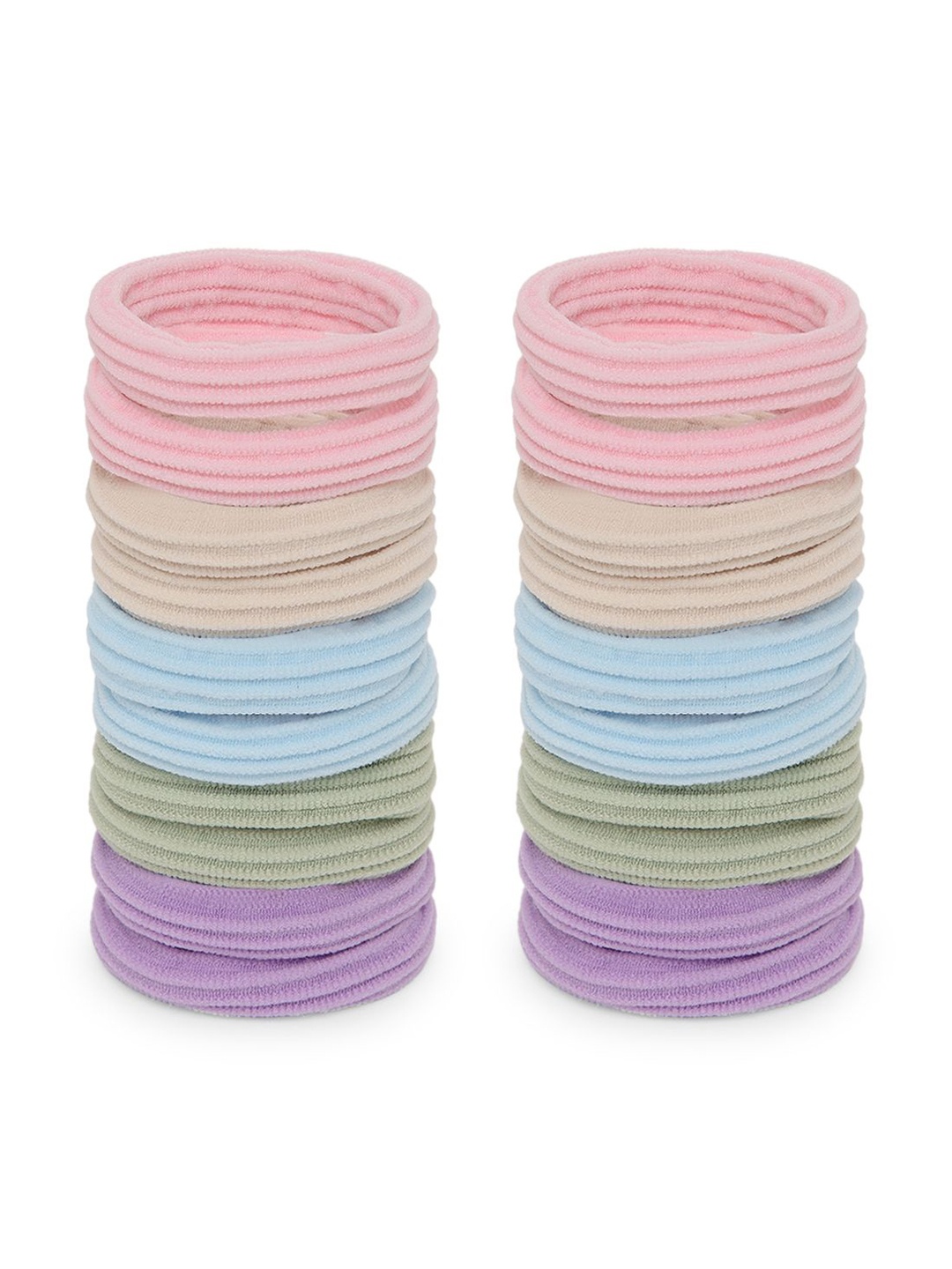 

Radhu & Kabby 30-Pcs Ponytail Holders, Pink