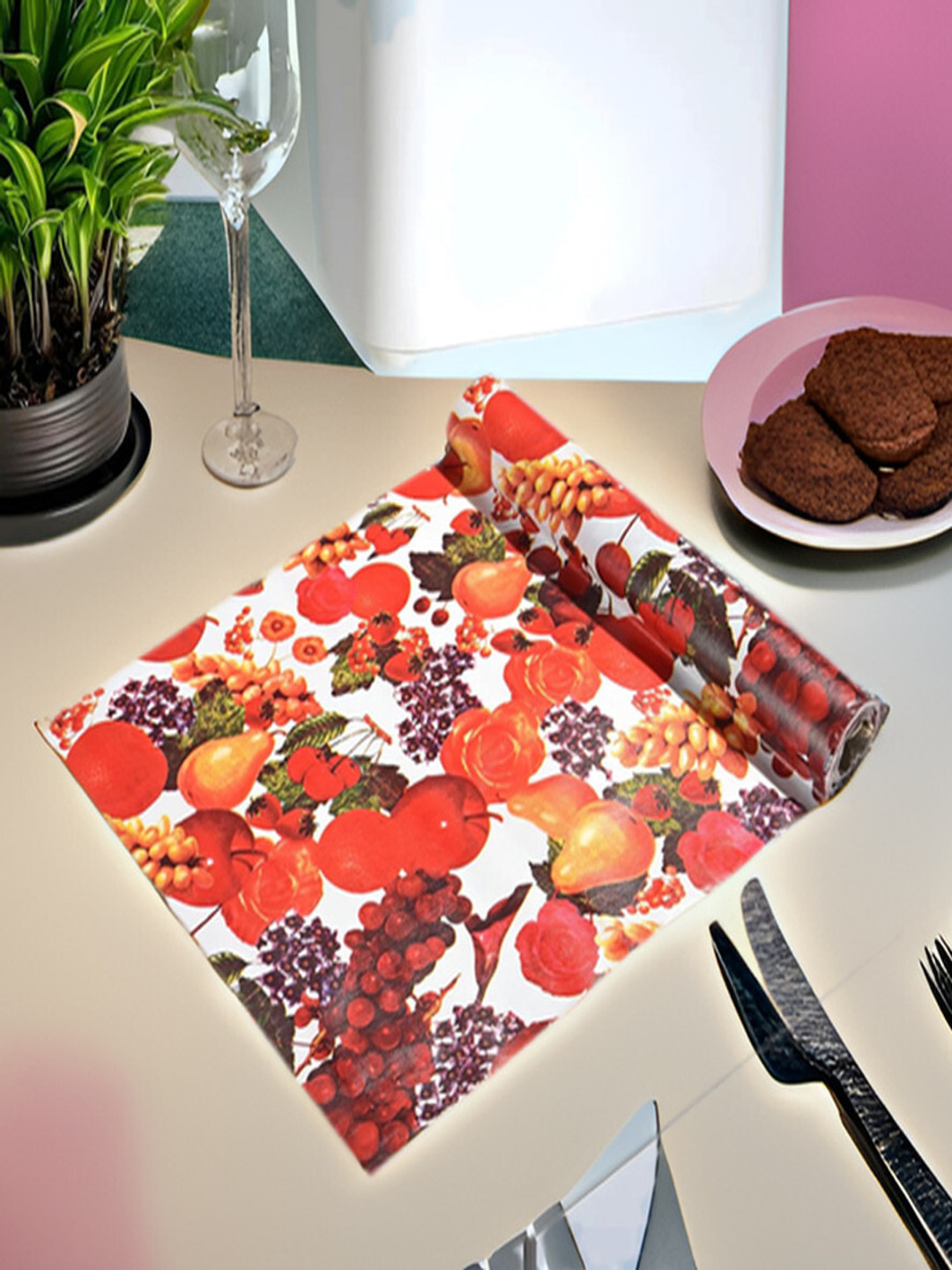 

REVEXO Red Set of 1 Water Resistant Shelf Liner Organisers