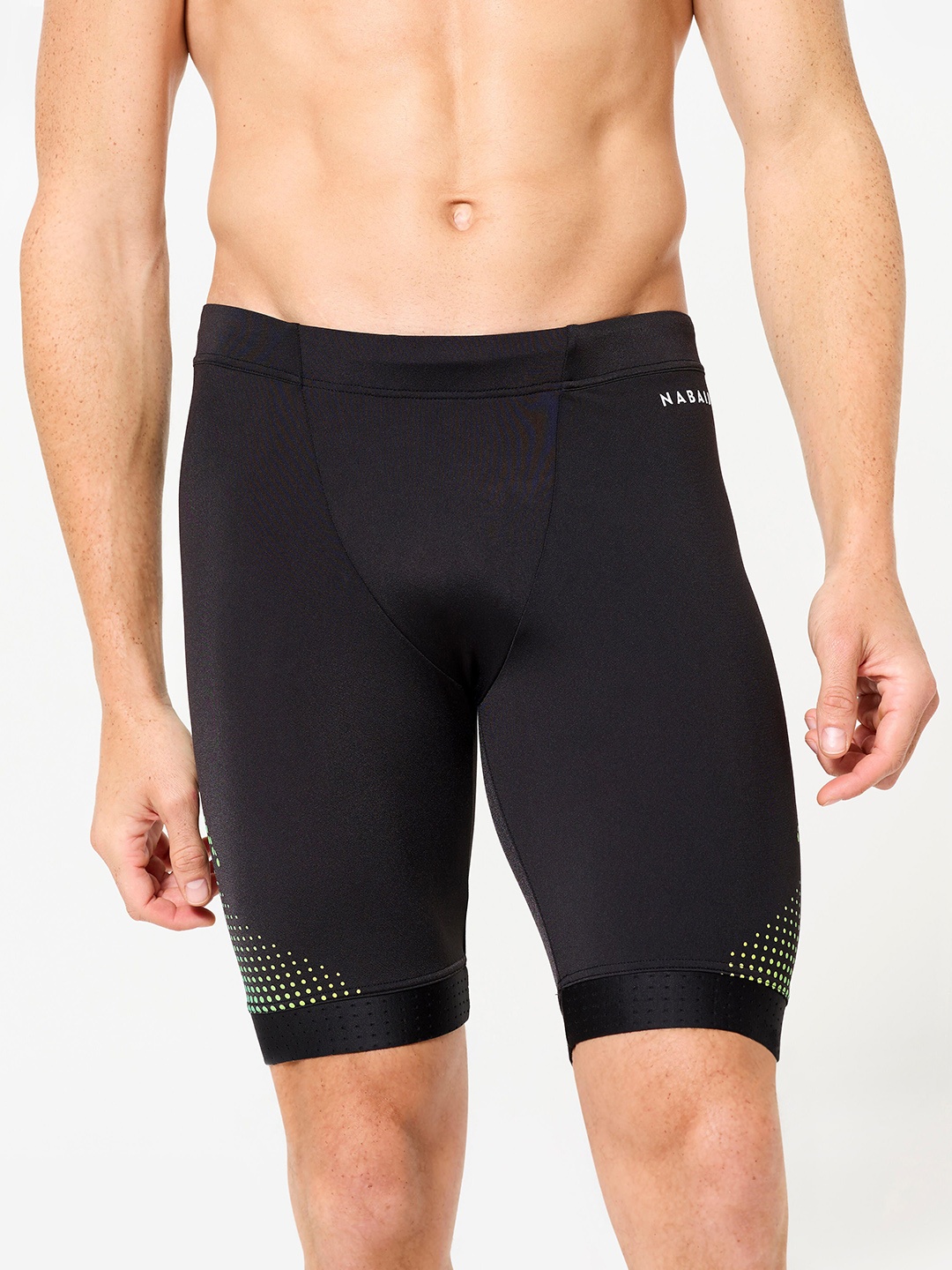 

Nabaiji By Decathlon Printed Swim Short, Black