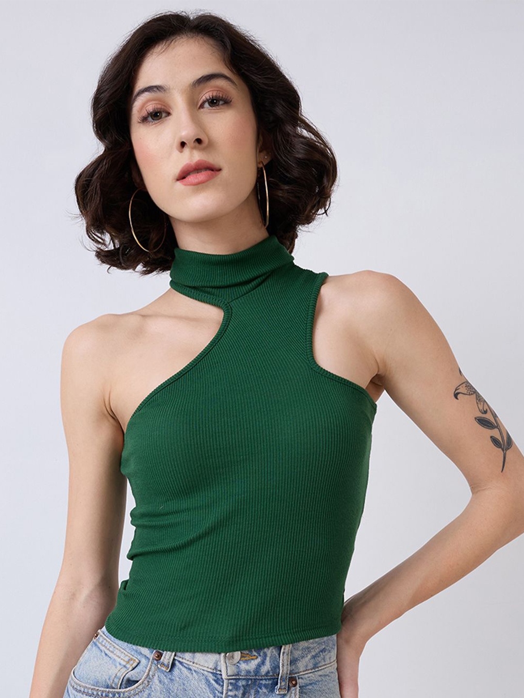 

SZN Crop Top, Green