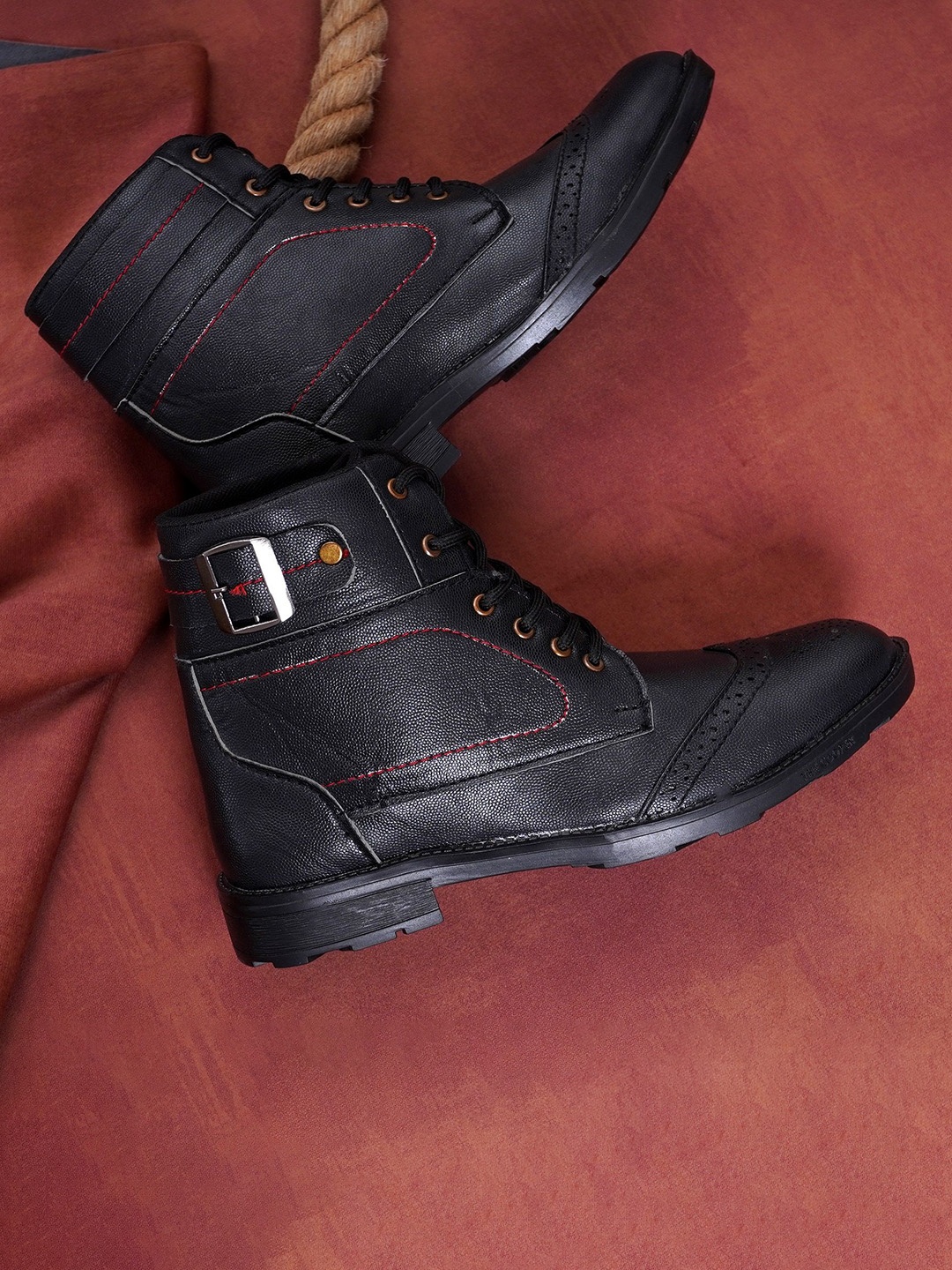 

Killer Men Round Toe Regular Boots, Black