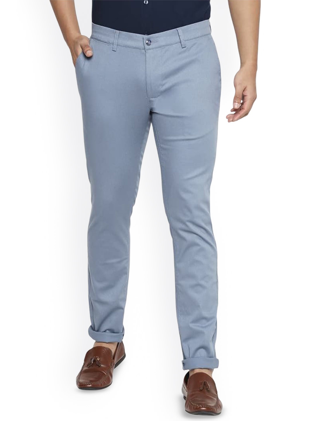 

Basics Men Comfort Trousers, Blue