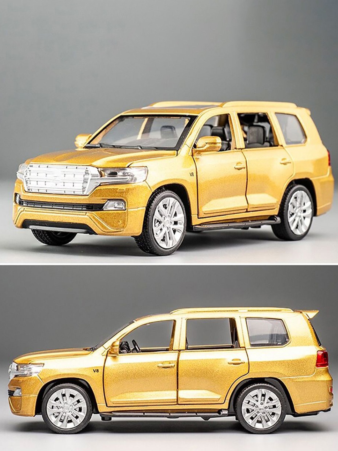 

COELON Kids Land Cruiser Model Car Toy Vehicles, Yellow
