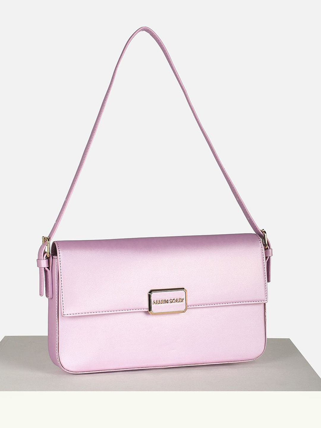 

Allen Solly Woman Structured Sling Bag, Pink