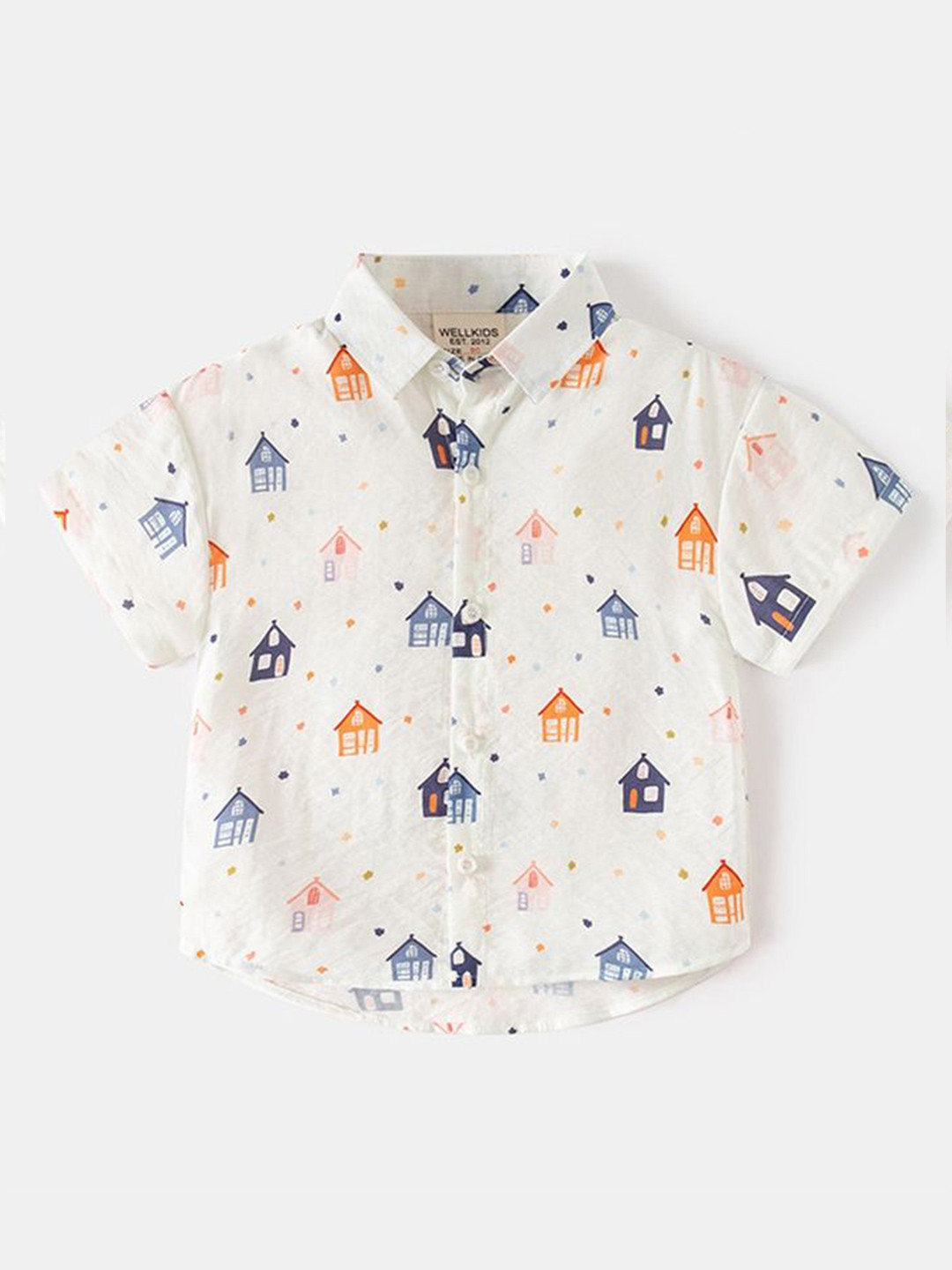 

LULU & SKY Boys Opaque Printed Casual Shirt, Multi