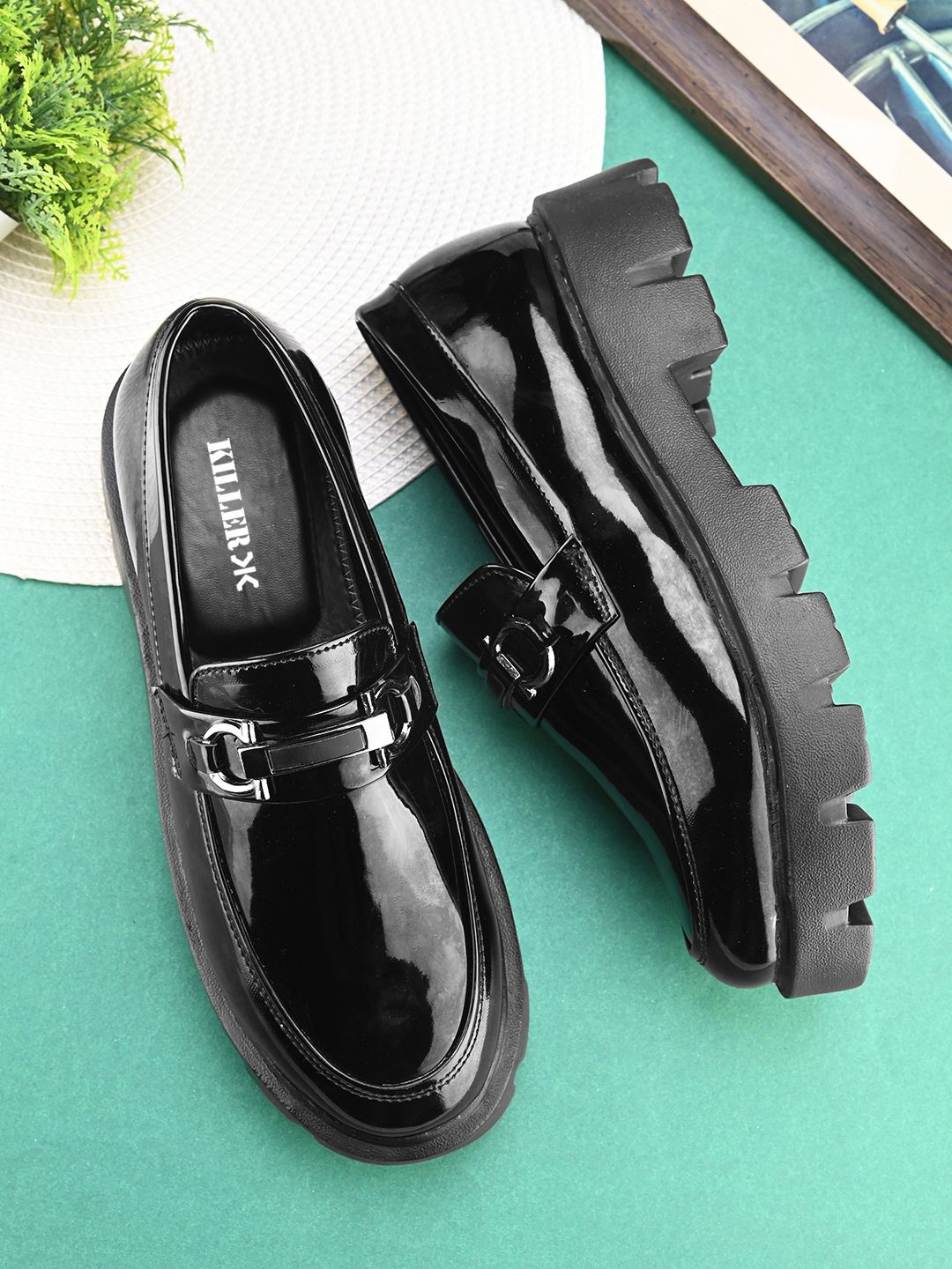 

Killer Men Slip On Ankle Boots, Black