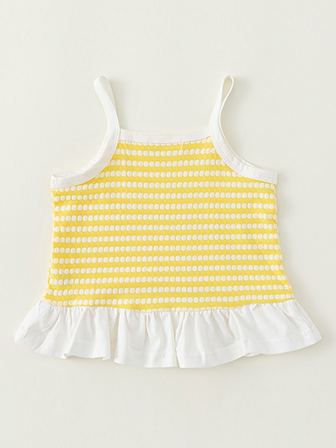 

LULU & SKY Girls Printed Pockets T-shirt, Yellow