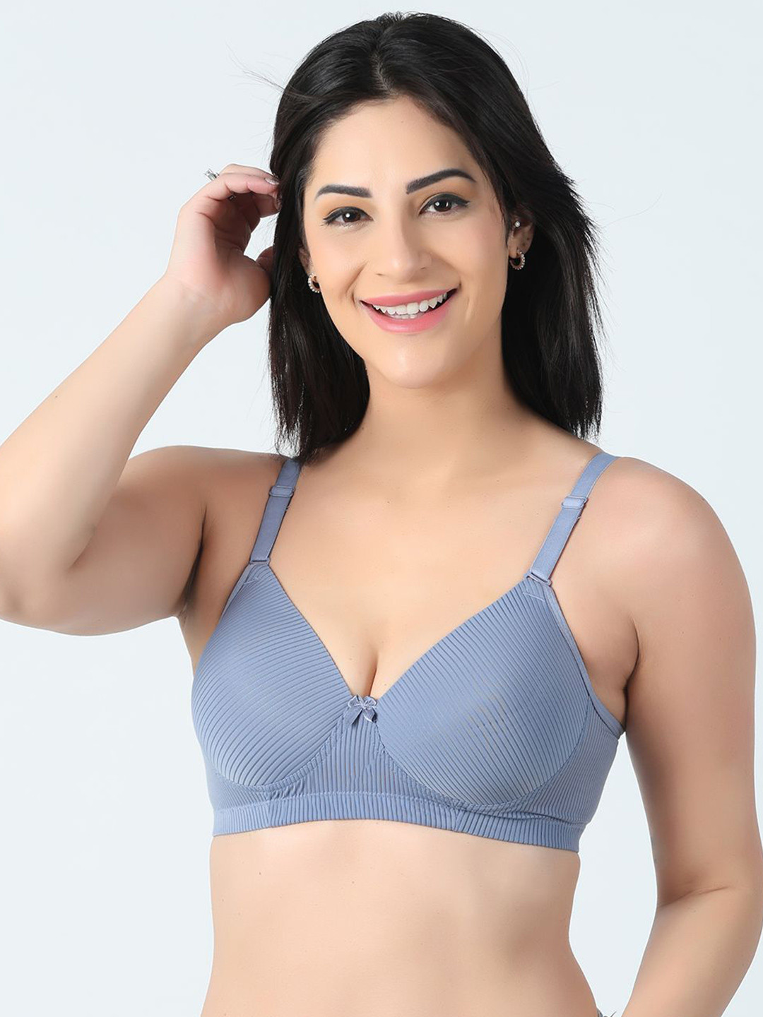 

don't Shy Bra Full Coverage Lightly Padded, Grey melange