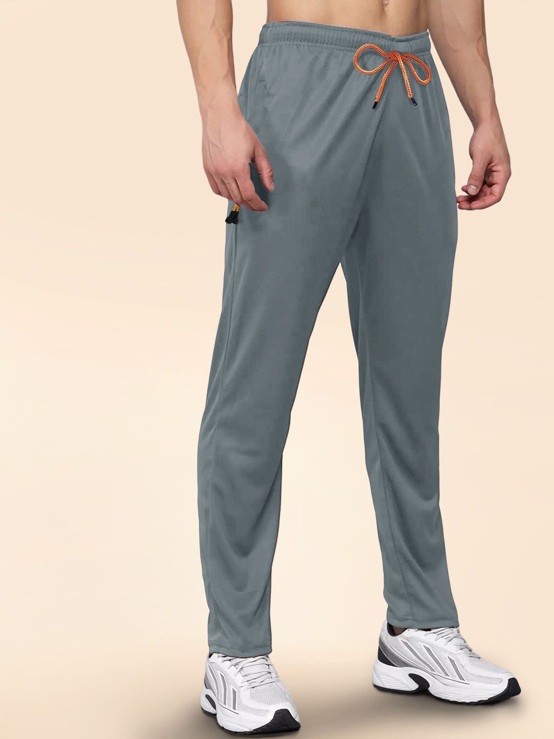

Moda Rapido Men Typography Track Pants, Grey