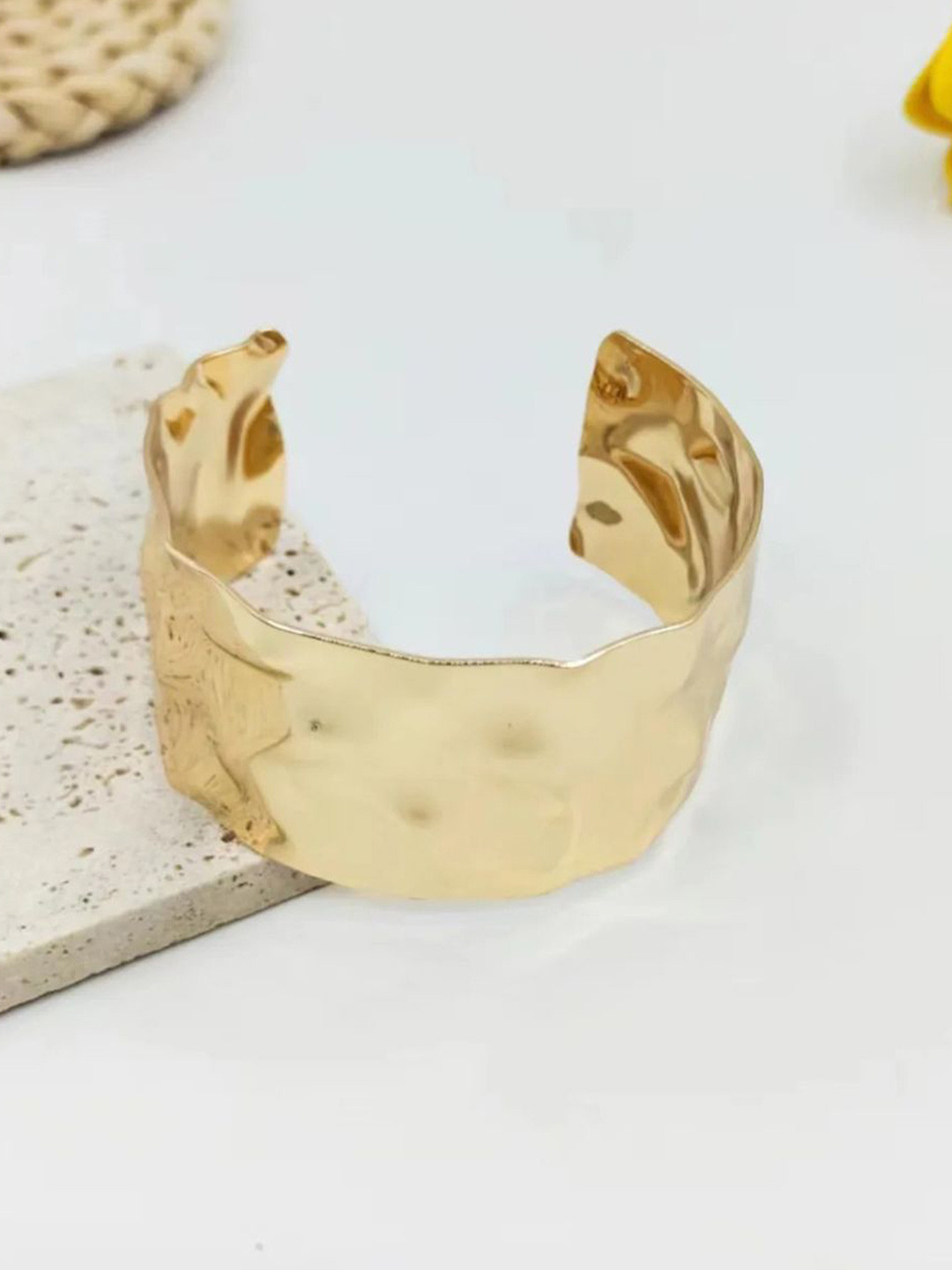 

Shining Diva Fashion Women Gold-Plated Cuff Bracelet