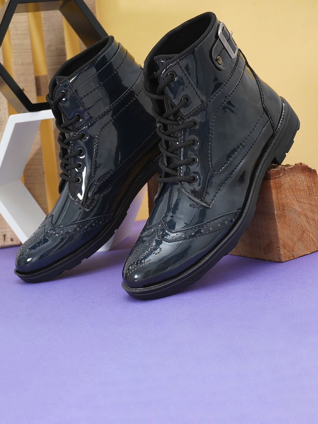 

Killer Men Round Toe Regular Boots, Blue