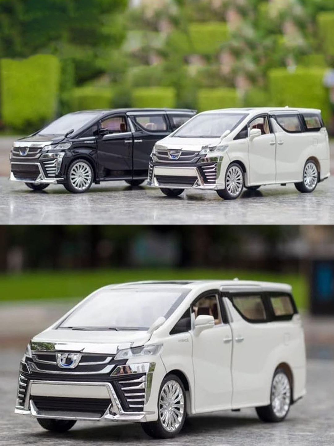 

COELON Kids 1:32 Alphard Pull Back Car Vehicle, Black