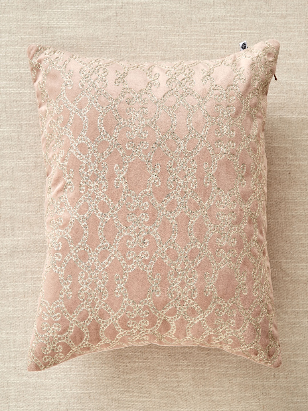 

Home Centre Endura Pink Embroidered Square Cushion Covers