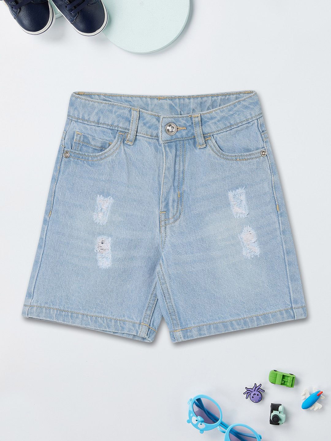 

max Girls Denim Shorts, Blue