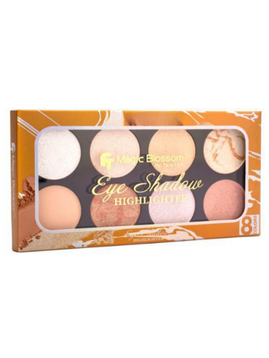

FT FACE TECH Magic Blossom 2 In 1 Eyeshadow And Highlighter Palette - 20 g, Pink