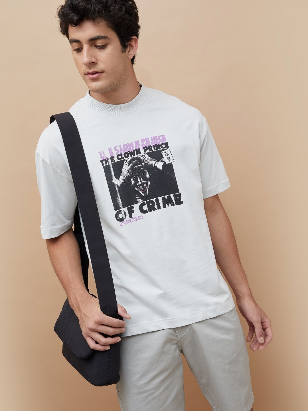 

Fame Forever by Lifestyle Men Graphic Printed Round Neck Cotton T-shirt, Grey