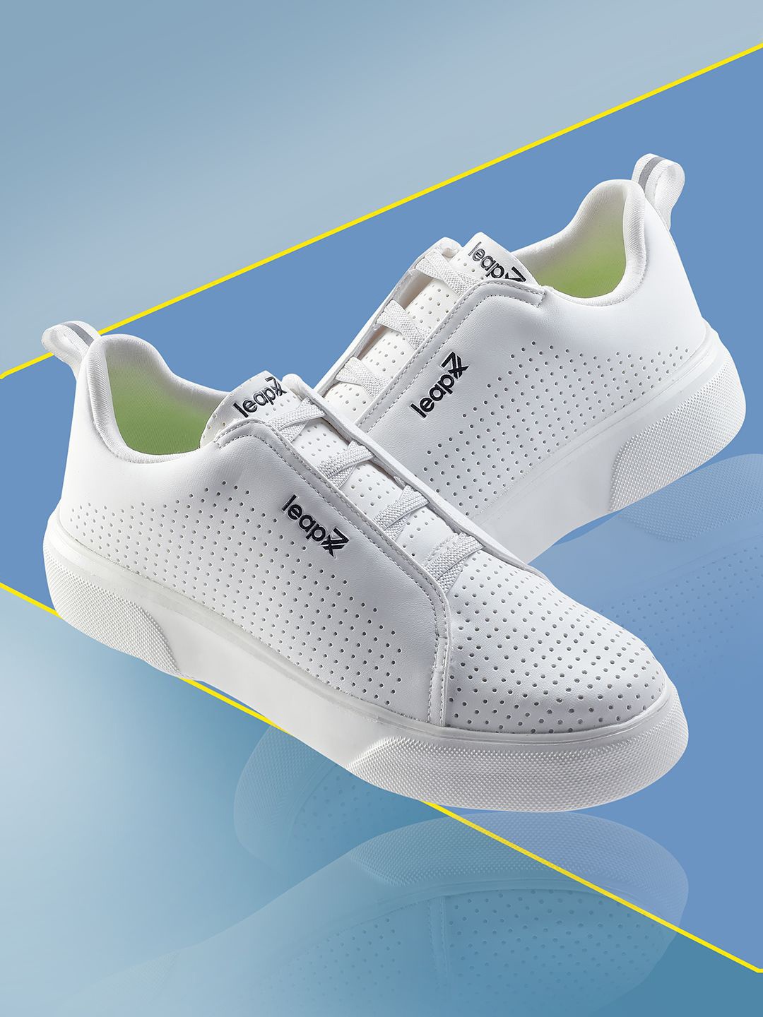

Liberty Men Perforations PU Sneakers, White