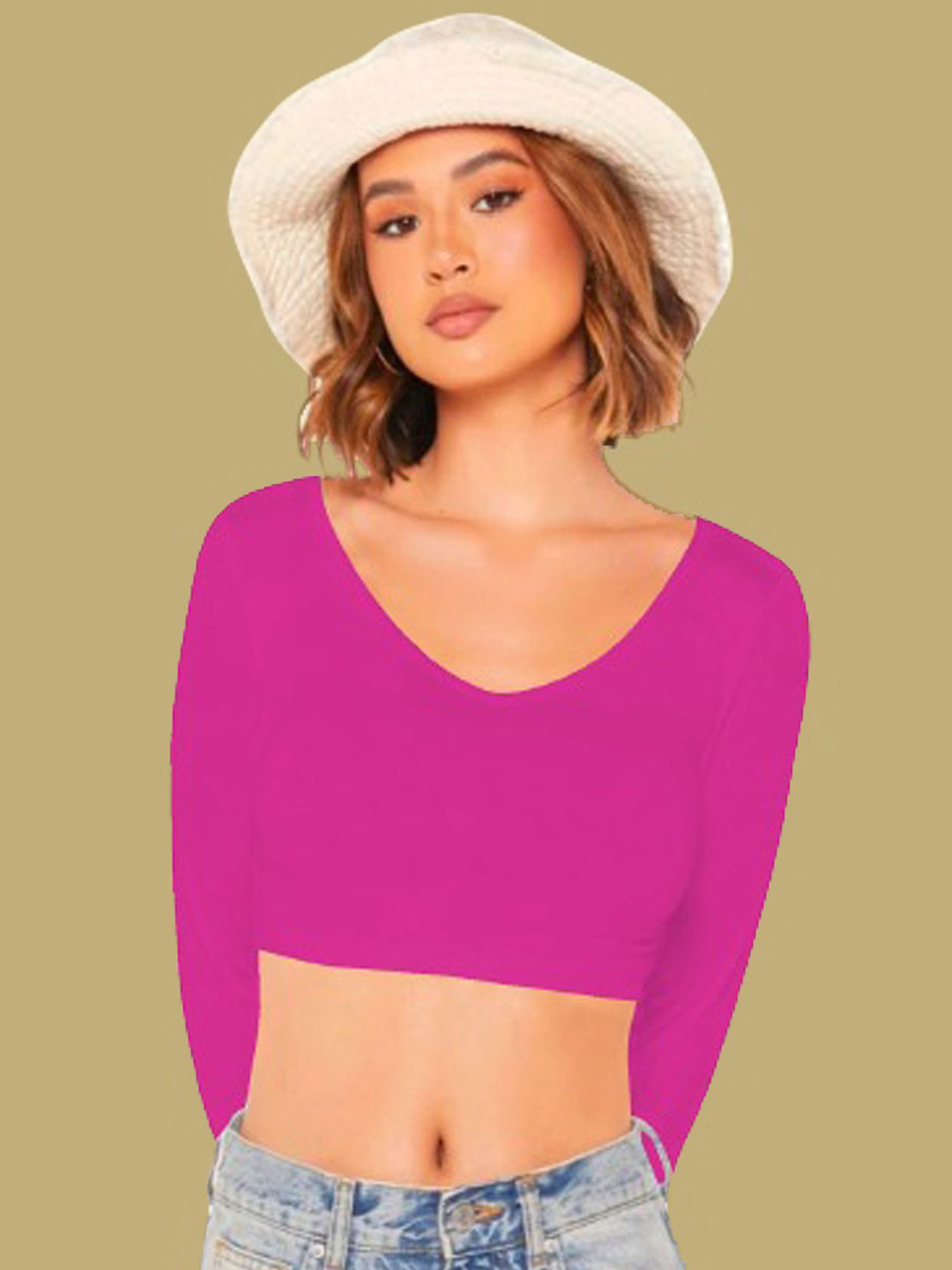 

Dream Beauty Fashion Women Crop Top-149-baati-rani-pink
