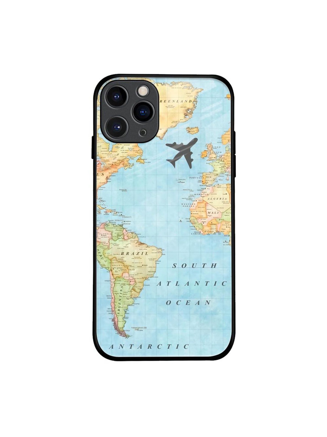 

QRIOH Quirky Printed iPhone 11 Pro Back Case Mobile Accessories, Blue
