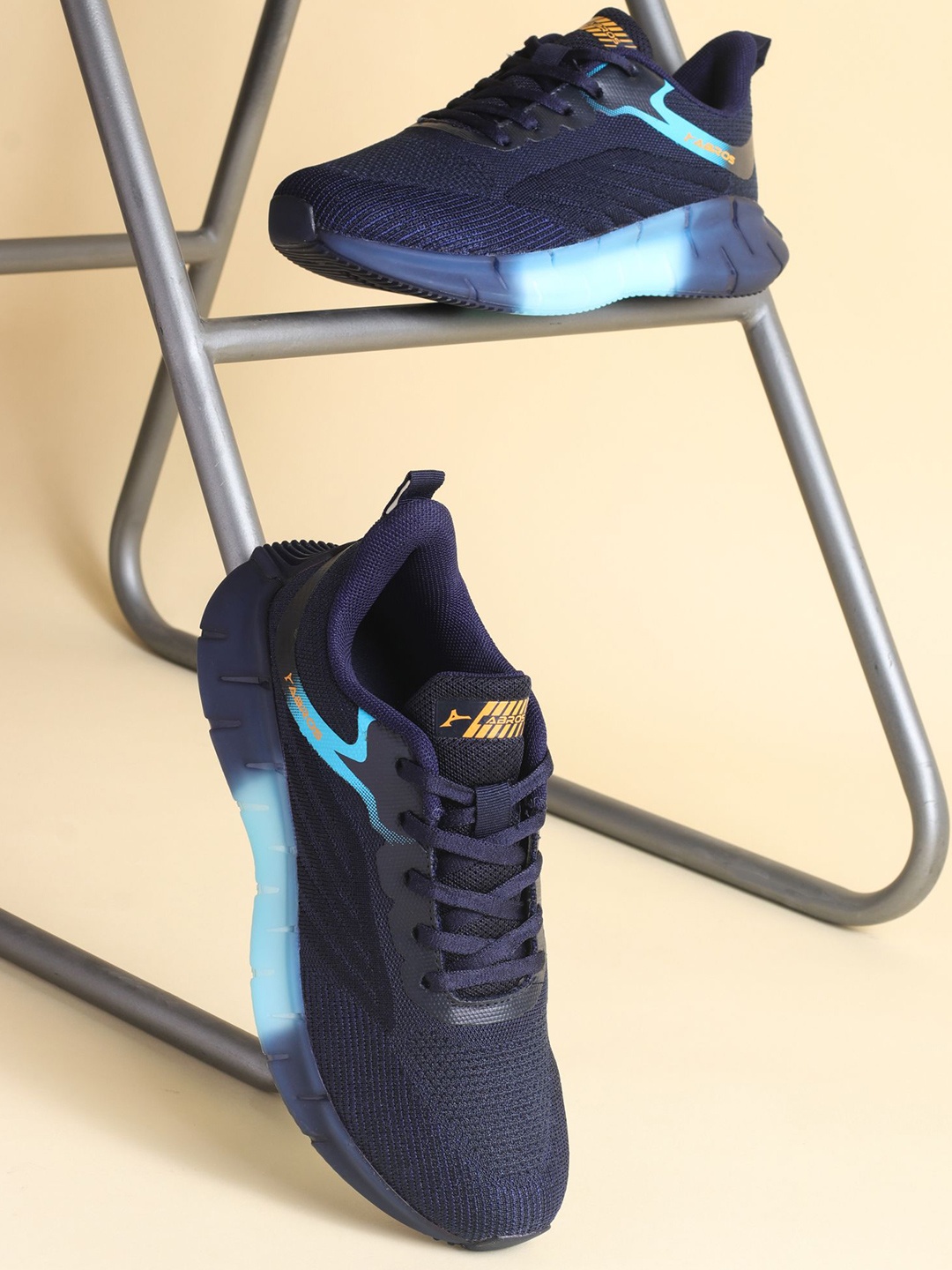 

ABROS Men Mesh Running Shoes, Navy blue